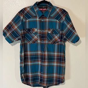 Vans Off The Wall Men’s Plaid Button Down